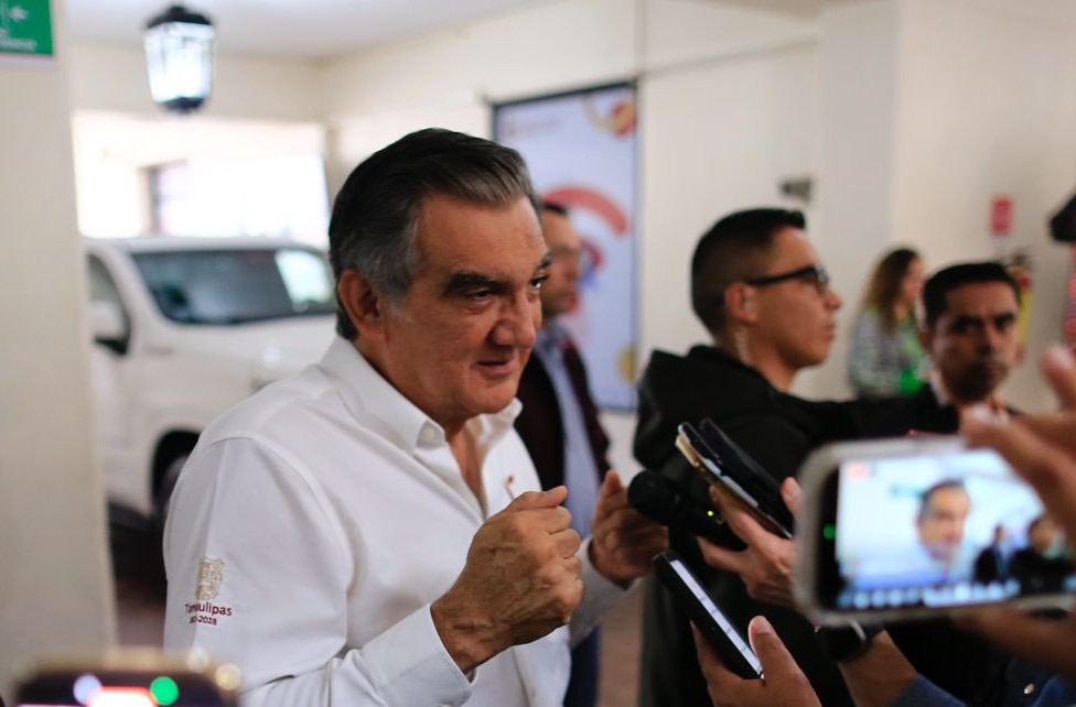 Gobernador de Tamaulipas informa apoyo a Veracruz tras lluvias y reporta encharcamientos menores en el estado