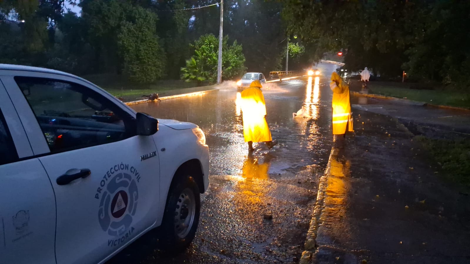 Saldo blanco en Ciudad Victoria tras intensas lluvias, reporta Protección Civil